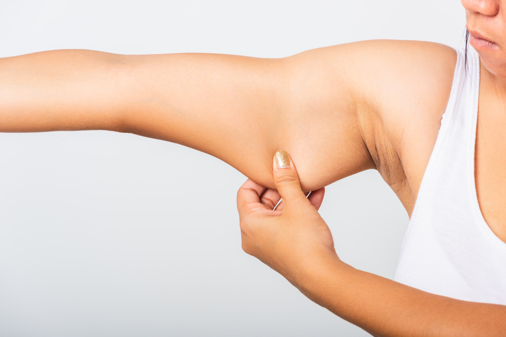 how to get rid of stubborn arm fat